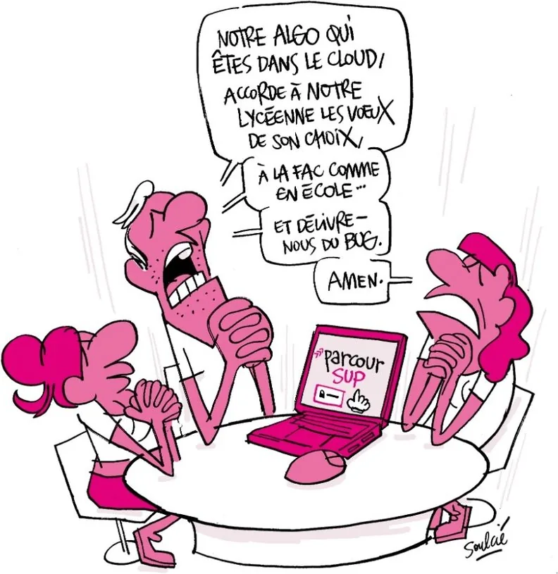 Page d'accueil de Parcoursup