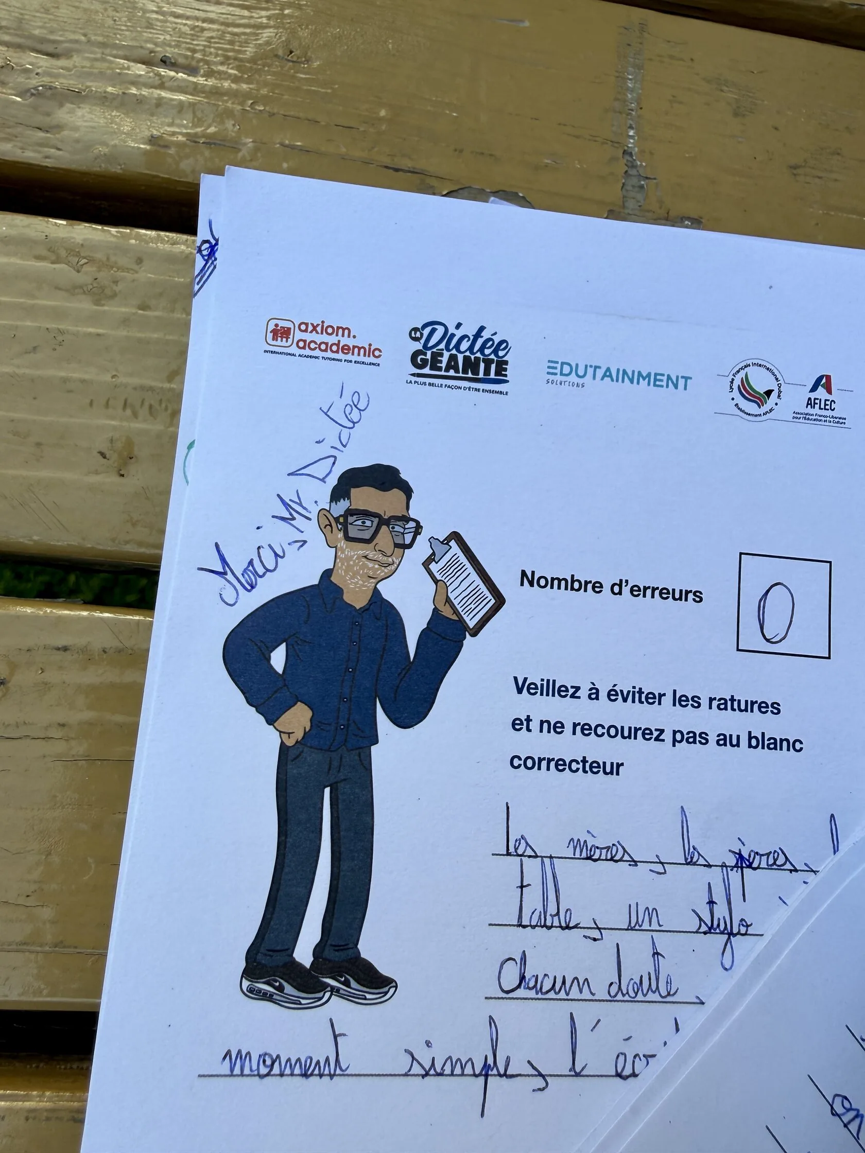 Remise des prix de la Dictée Géante