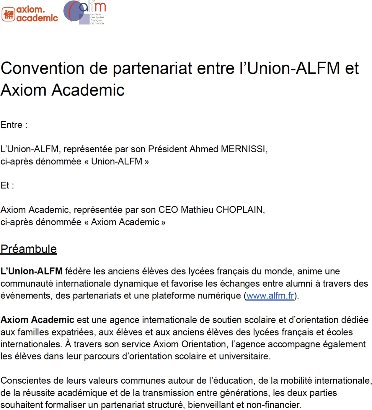 Union-ALFM